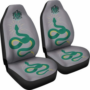 Harry Potter Car Seat Covers Slytherin Art Universal Fit 051012 - CarInspirations