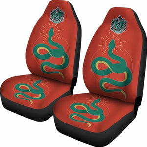 Harry Potter Car Seat Covers Slytherin Art Universal Fit 051012 - CarInspirations