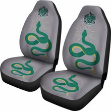 Load image into Gallery viewer, Harry Potter Car Seat Covers Slytherin Art Universal Fit 051012 - CarInspirations