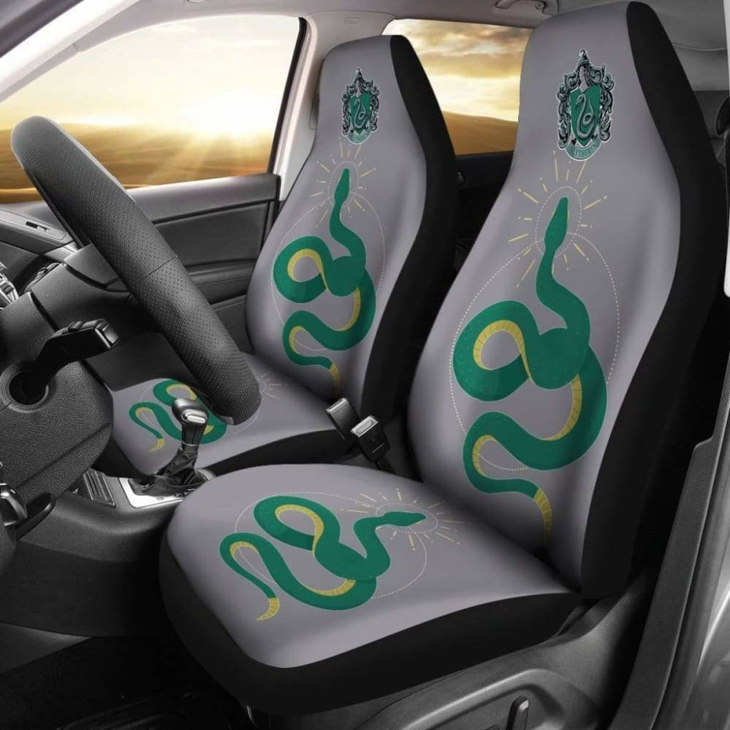 Harry Potter Car Seat Covers Slytherin Art Universal Fit 051012 - CarInspirations