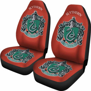 Harry Potter Car Seat Covers Slytherin Royal Icon Universal Fit 051012 - CarInspirations