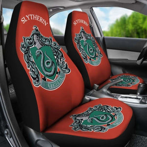 Harry Potter Car Seat Covers Slytherin Royal Icon Universal Fit 051012 - CarInspirations