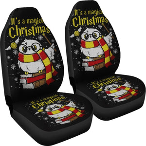 Harry Potter Christmas Fan Art Car Seat Cover Universal Fit 210212 - CarInspirations