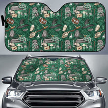 Load image into Gallery viewer, Harry Potter Green Car Auto Sun Shades Universal Fit 051312 - CarInspirations
