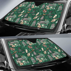 Harry Potter Green Car Auto Sun Shades Universal Fit 051312 - CarInspirations