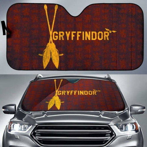 Harry Potter Gryffindor auto sun shade 918b Universal Fit - CarInspirations