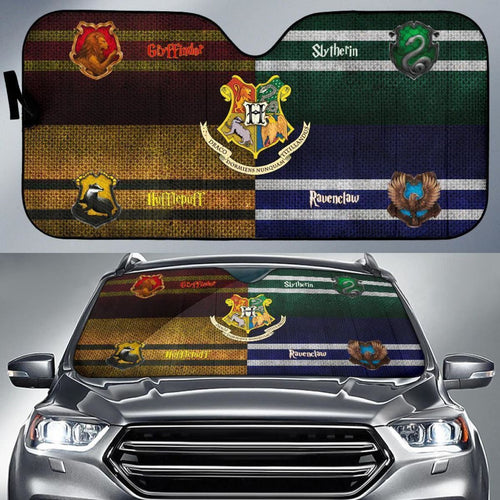 Harry Potter Houses Auto Sun Shade Nh07 Universal Fit 111204 - CarInspirations