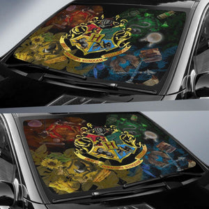 Harry Potter Houses Car Sun Shade Universal Fit 225311 - CarInspirations