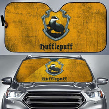 Load image into Gallery viewer, Harry Potter Hufflepuff auto sun shades 918b Universal Fit - CarInspirations