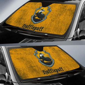 Harry Potter Hufflepuff auto sun shades 918b Universal Fit - CarInspirations