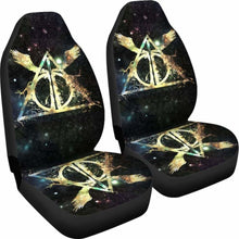 Load image into Gallery viewer, Harry Potter Logo Art Car Seat Covers Universal Fit 051012 - CarInspirations