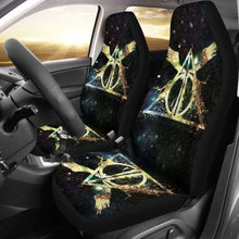 Load image into Gallery viewer, Harry Potter Logo Art Car Seat Covers Universal Fit 051012 - CarInspirations
