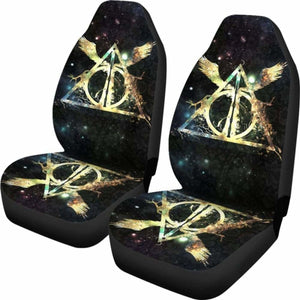 Harry Potter Logo Art Car Seat Covers Universal Fit 051012 - CarInspirations