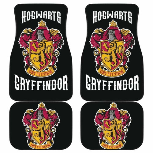 Harry Potter Movie Fan Car Floor Mats Gryffindor Universal Fit 051012 - CarInspirations