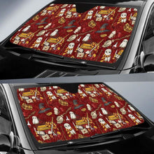 Load image into Gallery viewer, Harry Potter Red Auto Sun Shades 918b Universal Fit - CarInspirations