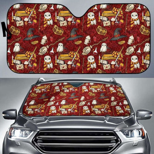 Harry Potter Red Auto Sun Shades 918b Universal Fit - CarInspirations