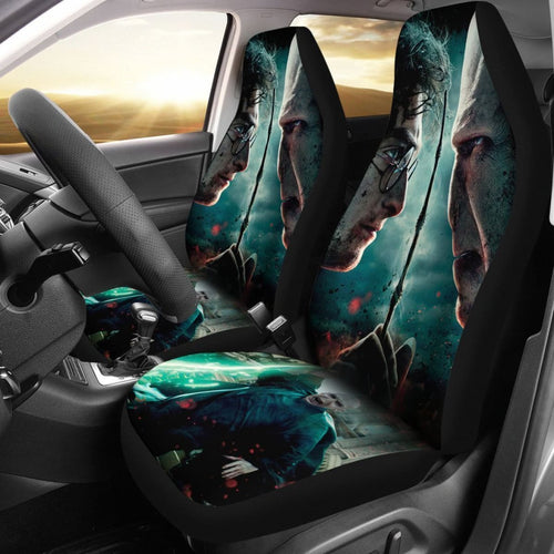 Harry Potter Vs Lord Voldemort Car Seat Covers Lt03 Universal Fit 225721 - CarInspirations