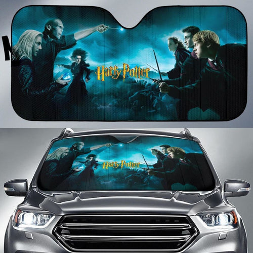 Harry Potter Vs Voldemort Auto Sun Shade Nh07 Universal Fit 111204 - CarInspirations