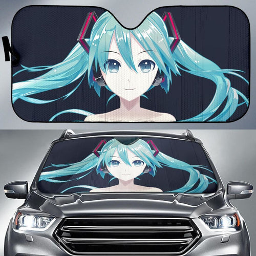 Hatsune Miku Anime Girl H\D 5K Car Sun Shade Universal Fit 225311 - CarInspirations