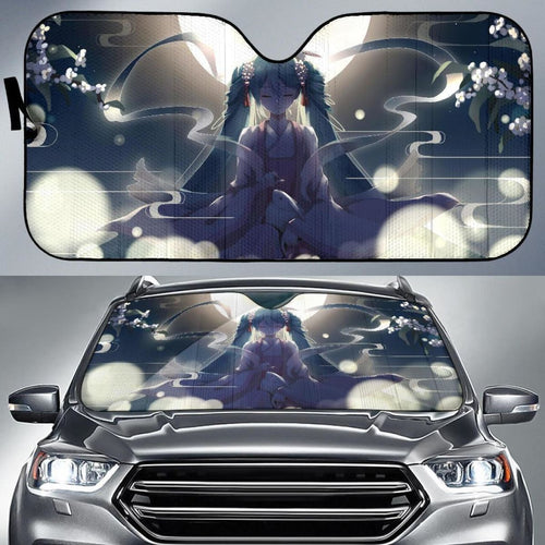 Hatsune Miku Anime Girl Moon 5K Car Sun Shade Universal Fit 225311 - CarInspirations
