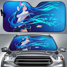 Load image into Gallery viewer, Hatsune Miku Anime Girl Vocaloid Long Hair 4K Car Sun Shade Universal Fit 225311 - CarInspirations
