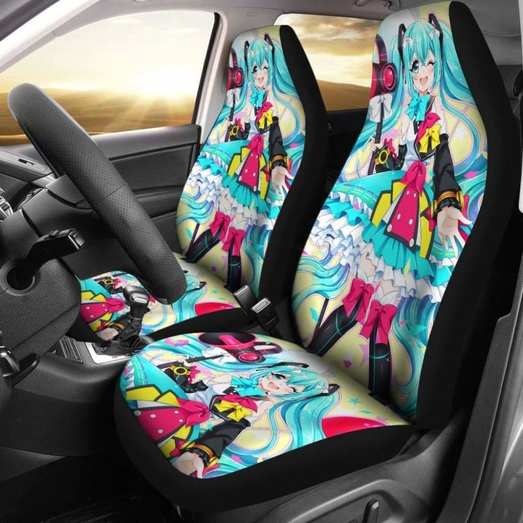 Hatsune Miku Car Seat Covers Universal Fit 051012 - CarInspirations