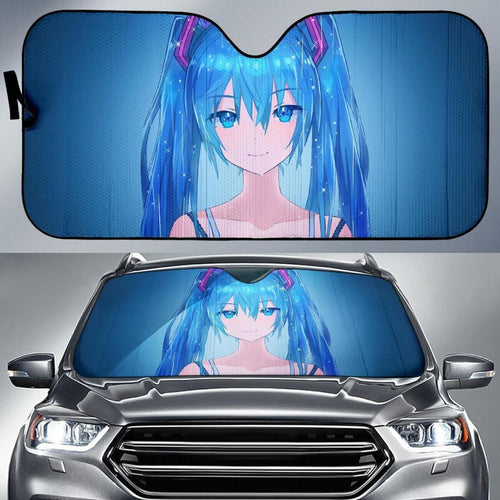 Hatsune Miku Vocaloid Anime Girl Hd Car Sun Shade Universal Fit 225311 - CarInspirations