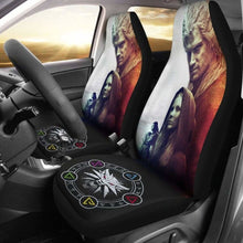 Load image into Gallery viewer, Henry Cavill Witcher Car Seat Covers Universal Fit 051012 - CarInspirations