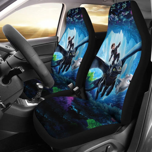 Hiccup & Toothless How To Train Your Dragon Car Seat Covers Lt03 Universal Fit 225721 - CarInspirations