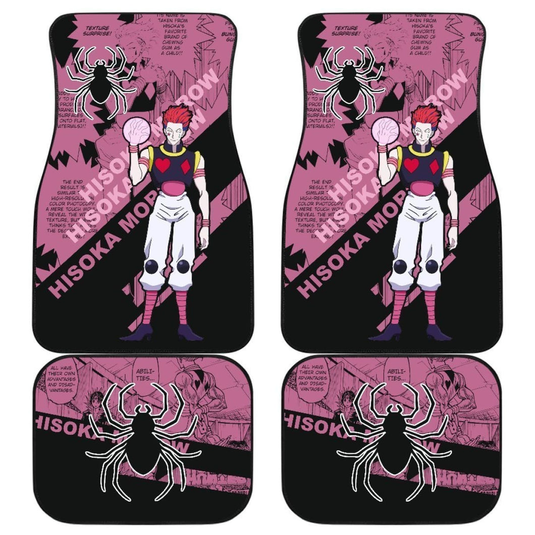 Hisoka Morow Characters Hunter X Hunter Car Floor Mats Anime Gift For Fan Universal Fit 175802 - CarInspirations