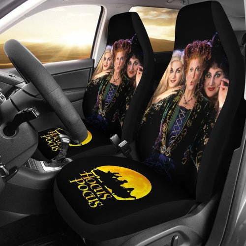 Hocus Pocus Car Seat Covers For Halloween Nh07 Universal Fit 225721 - CarInspirations