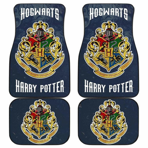 Hogwarts Car Floor Mats Harry Potter Movie Fan Gift Universal Fit 051012 - CarInspirations