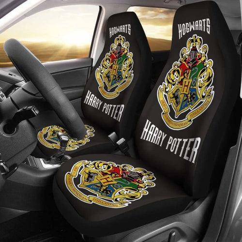 Hogwarts Car Seat Covers Harry Potter Movie Fan Gift Universal Fit 051012 - CarInspirations