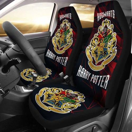 Hogwarts Harry Potter Movie Fan Gift Car Seat Covers Universal Fit 051012 - CarInspirations