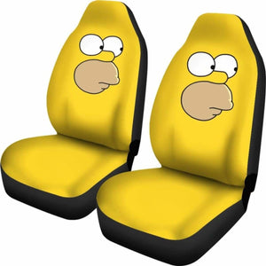 Homer Simpson Seat Cover 101719 Universal Fit - CarInspirations
