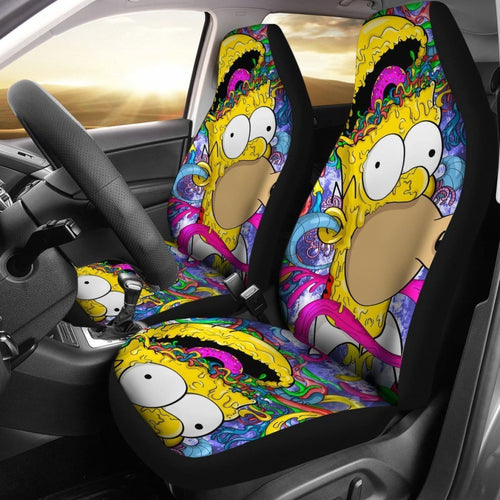 Homer SimpsonS Brain Car Seat Covers Lt03 Universal Fit 225721 - CarInspirations
