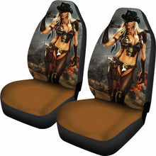 Load image into Gallery viewer, Hot Cowgirl With Chaps Custom Car Seat Covers Universal Fit 053012 - CarInspirations