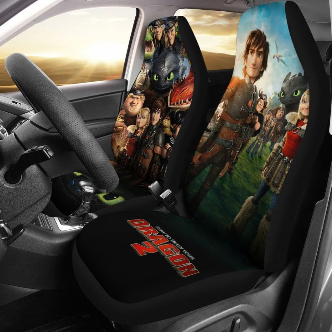 How To Train Your Dragon 2 Full Character Car Seat Covers Lt03 Universal Fit 225721 - CarInspirations