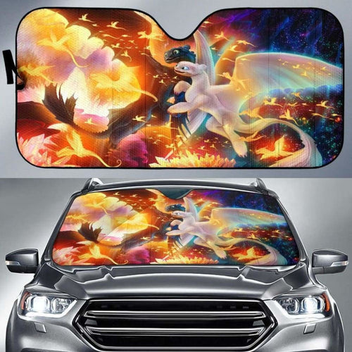 How To Train Your Dragon Auto Sun Shades 918b Universal Fit - CarInspirations