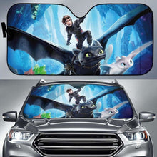 Load image into Gallery viewer, How to Train Your Dragon Car Auto Sun Shade 211626 Universal Fit - CarInspirations