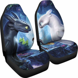 How To Train Your Dragon Couple Dark Light Car Seat Covers Universal Fit 051012 - CarInspirations