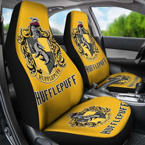 Hufflepuff Car Seat Covers Harry Potter Movie Fan Gift Universal Fit 051012 - CarInspirations