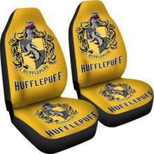 Load image into Gallery viewer, Hufflepuff Car Seat Covers Harry Potter Movie Fan Gift Universal Fit 051012 - CarInspirations
