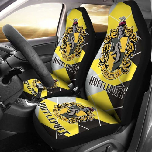 Hufflepuff Harry Potter Car Seat Covers Movie Fan Gift Universal Fit 051012 - CarInspirations