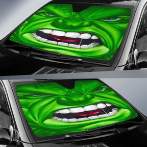 Hulk Angry Auto Sun Shades 918b Universal Fit - CarInspirations