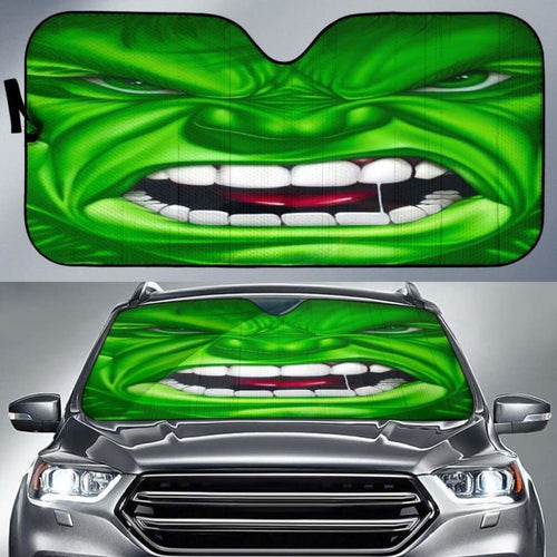Hulk Angry Auto Sun Shades 918b Universal Fit - CarInspirations