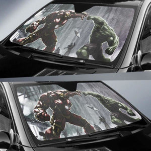 Hulk Avengers Car Sun Shades Movie Fan Gift Universal Fit 051012 - CarInspirations