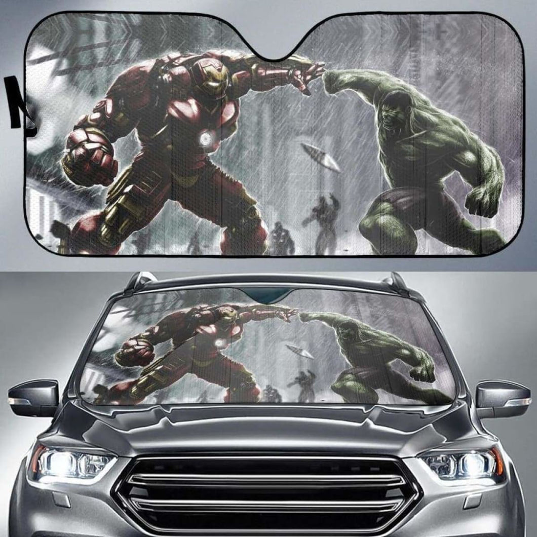 Hulk Avengers Car Sun Shades Movie Fan Gift Universal Fit 051012 - CarInspirations