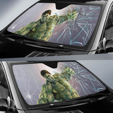 Load image into Gallery viewer, Hulk Car Auto Sun Shade Broken Windshield Funny Idea Universal Fit 174503 - CarInspirations