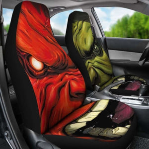 Hulk Cartoon Marvel Car Seat Covers Universal Fit 051012 - CarInspirations